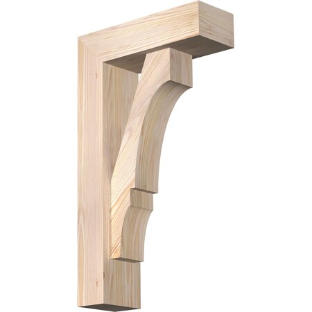 Balboa Block Smooth Bracket W/ Offset Brace, Douglas Fir, 5 1/2W X 16D X 28H